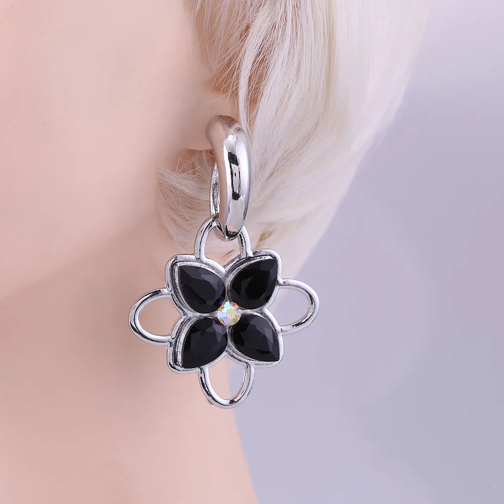 Drop Earrings Black for woman