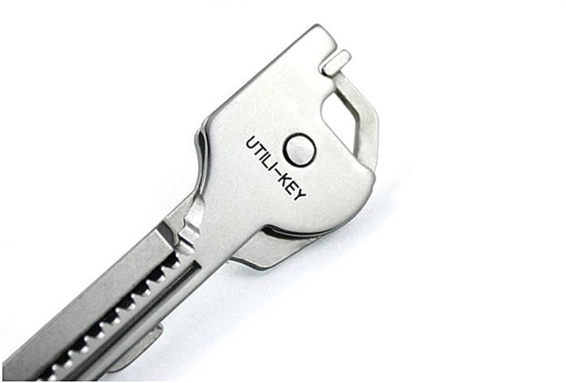 6 в 1 из нержавеющей стали для повседневного использования многофункциональный брелок для ключей использование кемпинга карманный нож для выживания Utili-Key многофункциональные ключи нож