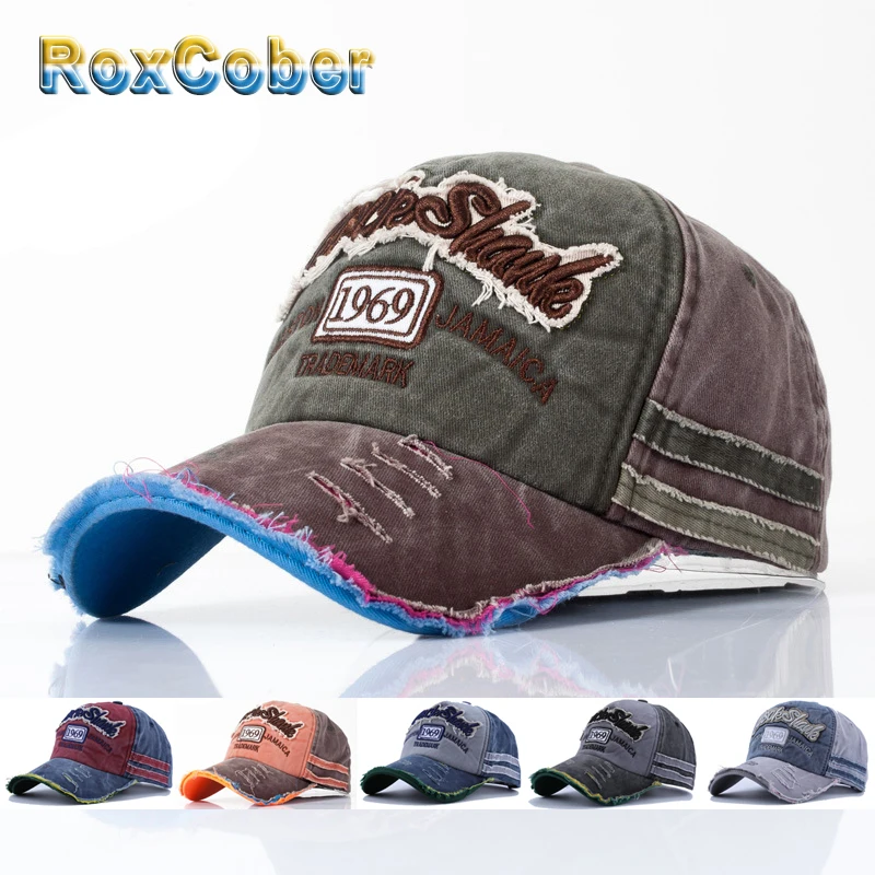 RoxCober 1969 бейсбольная кепка модные бейсболки Кепка кость хлопок шапка для мужчин и женщин одежда оптом шлифование 4001