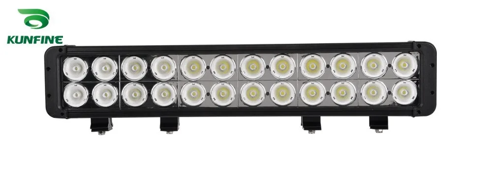 

17.2 INCH 200W LED LIGHT BAR 20Pcs*10V FLOOD&SPOT Combo LED DRIVING LIGHT FOR OFFROAD ATV 4x4 TRUCK BOAT TRACTOR KF-2200