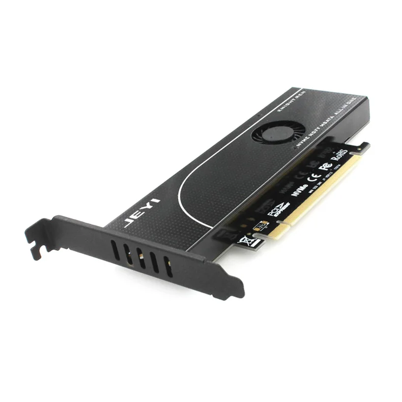  JEYI RITTER PCIE3.0 NVME Adapter x16 PCI-E M.2 2280 Aluminium Blatt Wärmeleitfähigkeit Silizium Waf