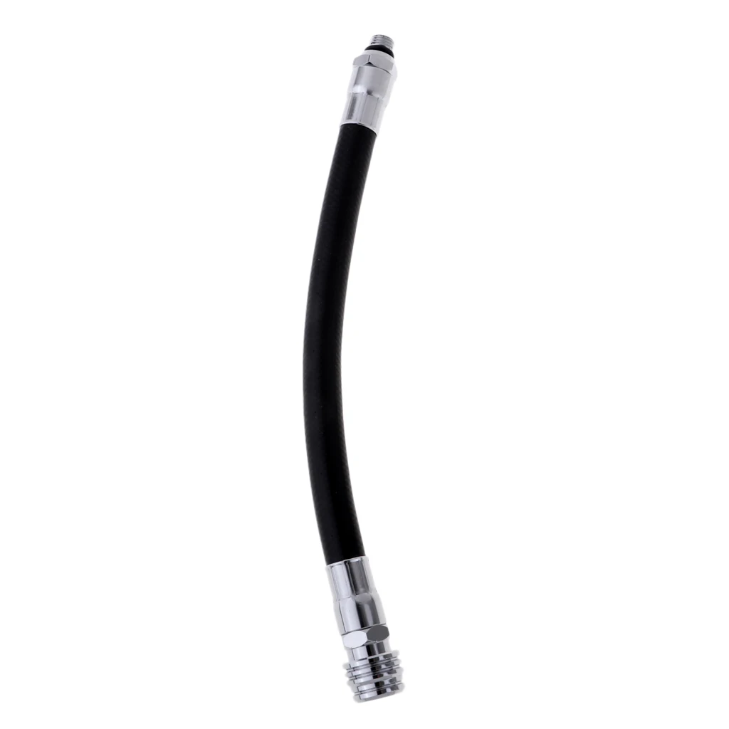 Replacement Premium Black Rubber Low Pressure Hose for Scuba Diving 1st Stage Regulator Gear Equipment