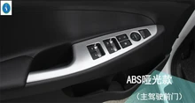 For Hyundai Tucson 2016 2017 More Protection Inner Door Armrest Window Lift Button Cover Trim 4 Piece / Set