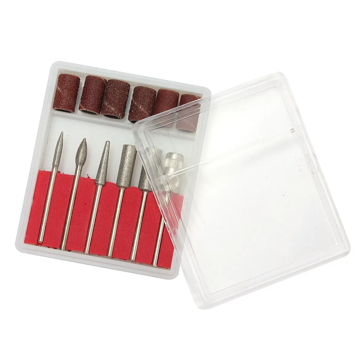 NEW Nail Art Drill Bit Sets 6 Pcs Electric Machine Bits File With