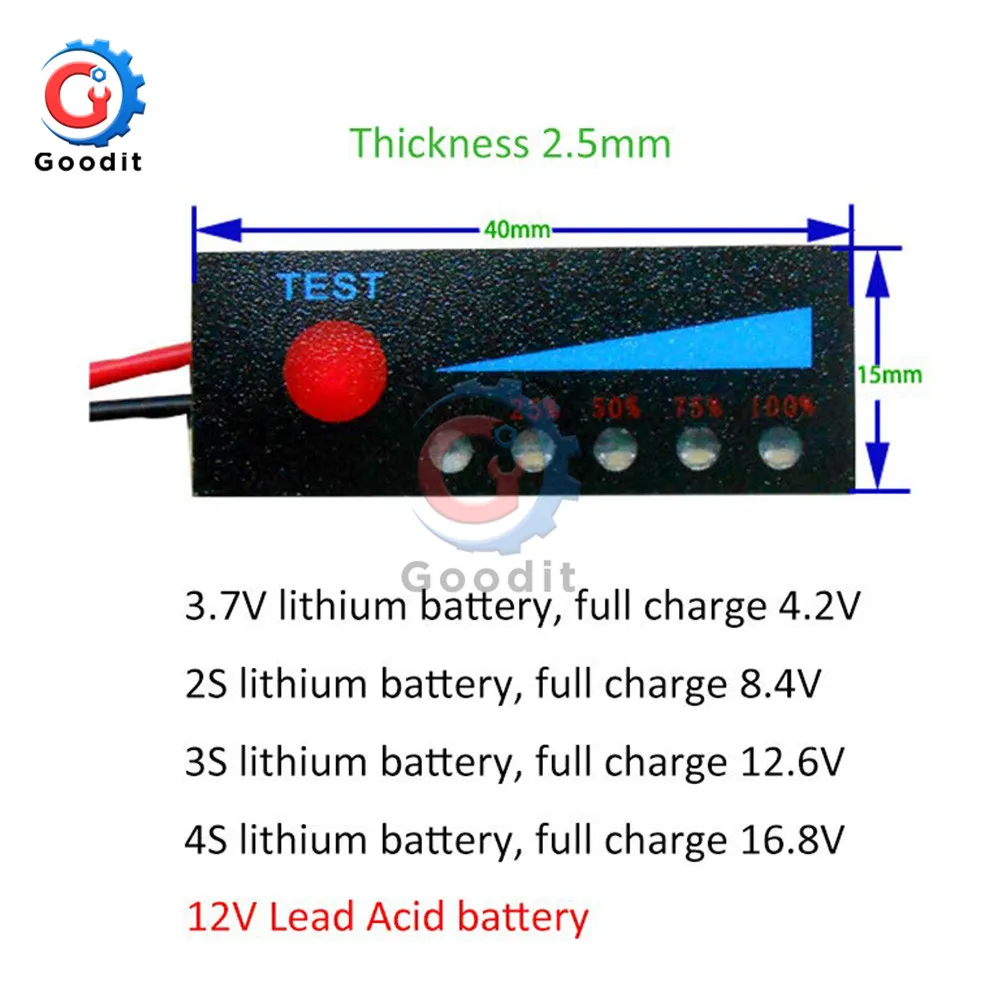 3S 12,6 V 18650 Li-Ion Lipo индикатор уровня литиевой батареи тестер ЖК-дисплей измеритель емкости модуля