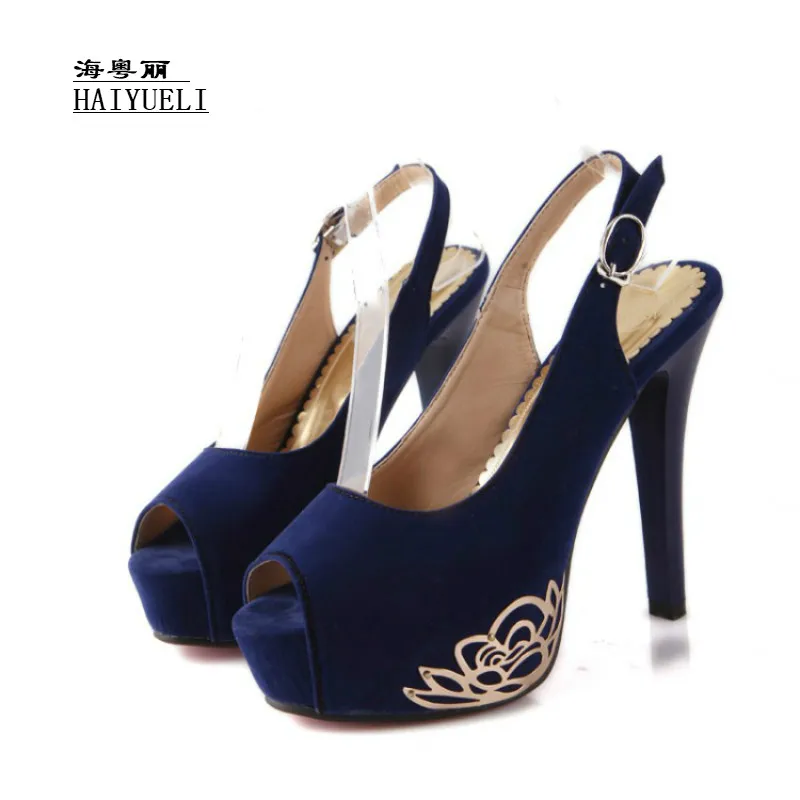 

New Fashion Sexy Platform Shoes Fish Head High Heels Summer Women Sandals Women Pumps