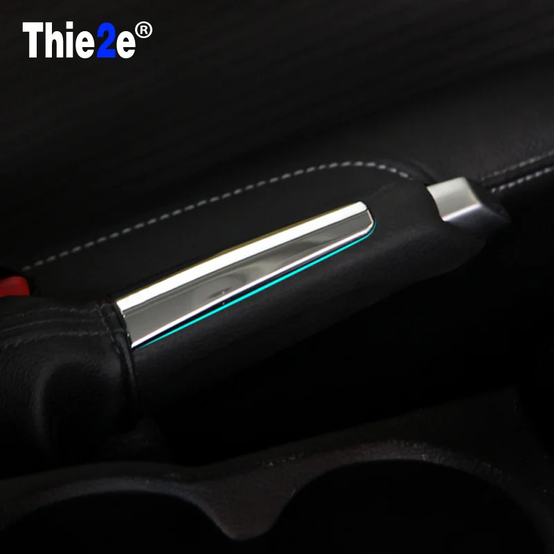 

ABS Handbrake Sequin For Focus 2 Interior Decoration Chrome Handbrake Trim For Ford Focus 2008 To 2015 For Focus 3 Accessories