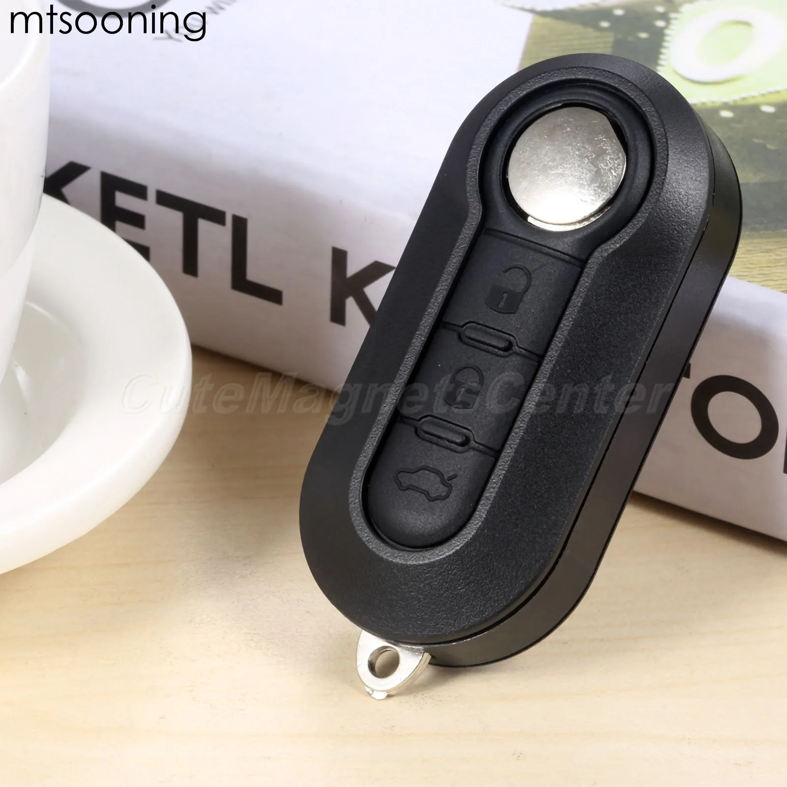 Mtsooning 3 кнопки дистанционного ключа Fob 433 МГц PCF7946 для Fiat 500 Doblo Florino Гранд пунто Punto EVO Punto Qubo