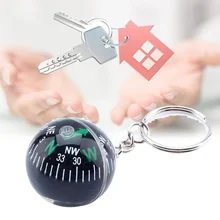 200 шт./лот, 28 мм, шар, компас, брелок, заполненный жидкостью, компас, навигатор, туристический для пеших прогулок, кемпинга, путешествий, выживания на открытом воздухе