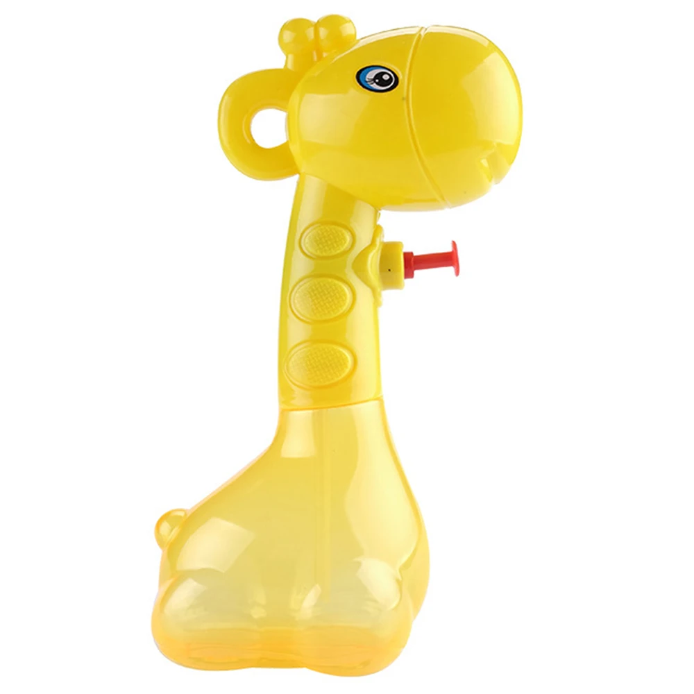 Летний детский мини-водяной пистолет с изображением жирафа для детей, игрушки для взрослых, игрушки для плавания, вечерние пляжные песочные воды