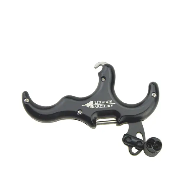 1pc Lh Rh 3 Fingers Automatic Trigger Release For Compound Bow