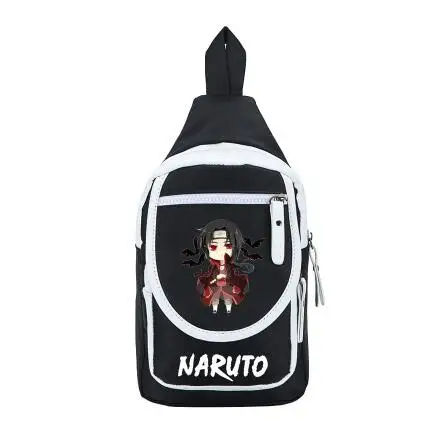 Горячая мультфильм Наруто одно плечо сумка Uzumaki Наруто Саске груди пакет повседневные сумки Хатаке Какаши