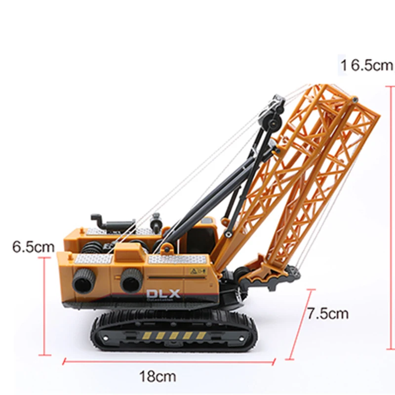 

30cm Tower crane Diecast Alloy Tower Crane Vehicle Model Truck Machine Model Toy Engineering Site must Truck Toy Gifts F Kids