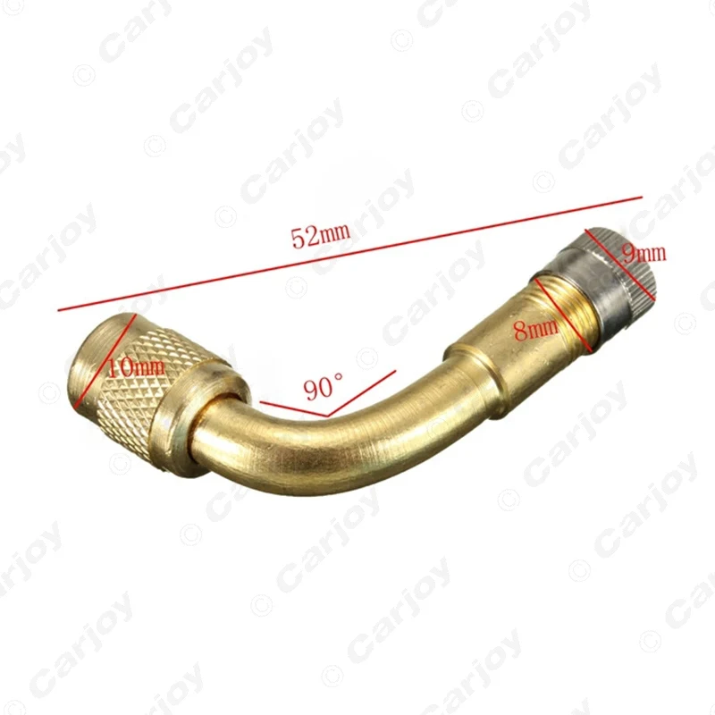MOTOBOTS 1pc 45 90 135 Degree Angle Brass Air Type Valve Extension Adaptor For Motorcycle Car Scooter #CA5479