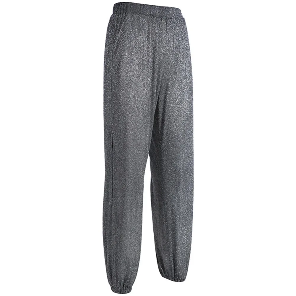 Женские Блестящие Брюки обтягивающие брюки карандаш с высокой талией 2019|Брюки |