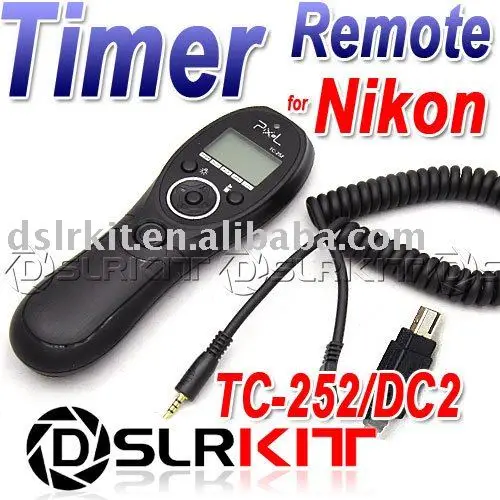 

TC-252 Timer Remote Shutter Release for Nikon D7100 D7000 D5200 D5100 D3200 D3100 D600 D90