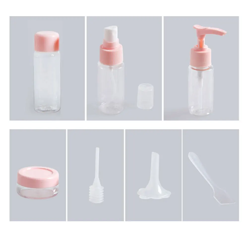 Refillable Bottles 11pcs Empty Plastic Bottle Travel Transparent Perfume Atomizer Small MIni Spray Cosmetic Refillable Container