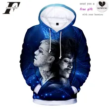 XXXtentacion and lil peep толстовки с 3D принтом толстовки Harajuku Женская/Мужская Уличная одежда с длинным рукавом одежда в стиле хип-хоп 4XL
