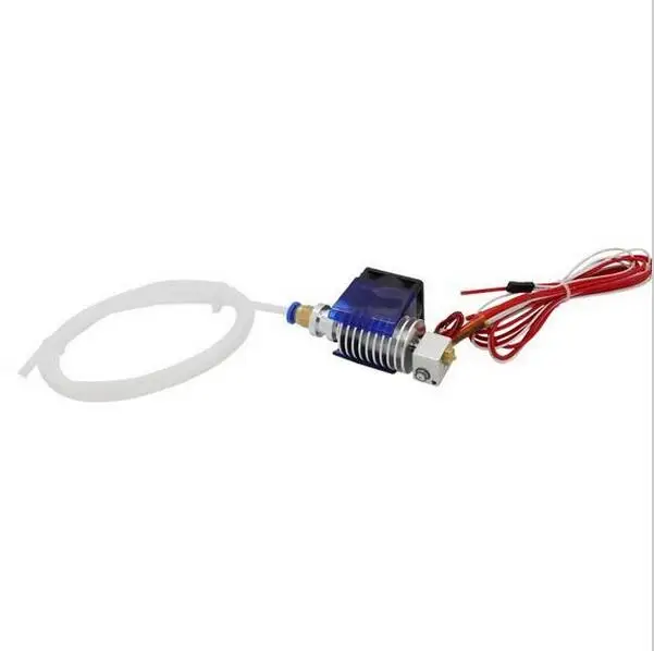 

3D Printer V5 J-head Hotend with Cooling Fan and tube for 1.75/3.0mm Filament Wade Extruder 0.3/ 0.4/0.5mm Nozzle option 1 order