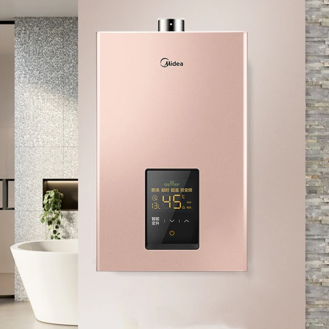 Midea Gas Water Heater 13l Household Natural Gas Constant Temperature Bath  Strong Emission Tankless Hot Water Heating Machine - Gas Water Heaters -  AliExpress