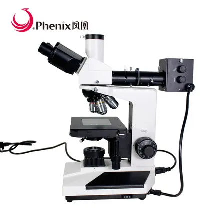 Феникс микроскоп 50x-600x Тринокулярный трубок металлургический микроскоп для горнодобывающей проверки/минералогическая характеристика