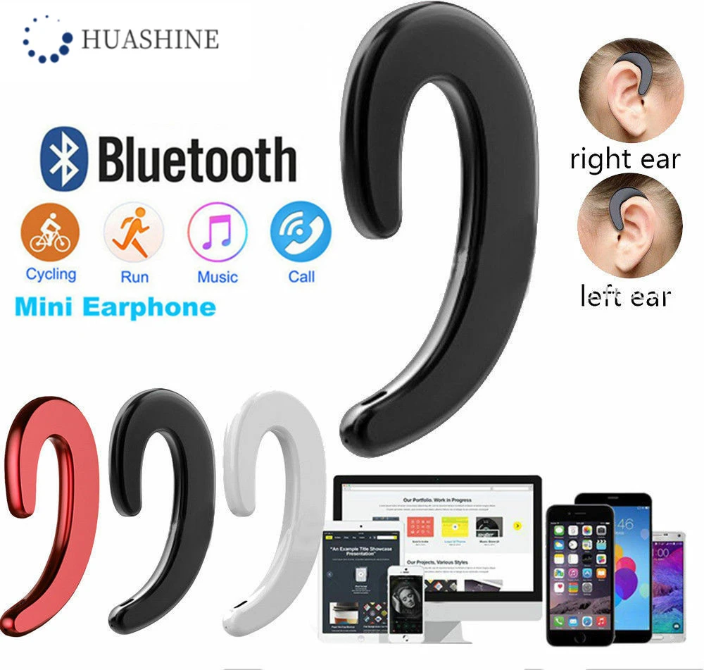 HUASHINE беспроводной костной проводимости наушники bluetooth-гарнитура бесконтактные