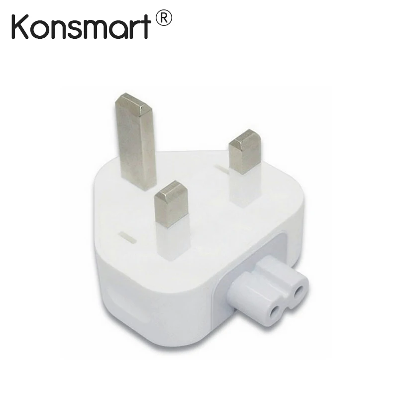 KONSMART Wall AC Detachable Electrical UK Plug Duck Head for Apple 10W 12W iPad iPhone USB Charger MacBook Power Adapter KONSMART Wall AC Detachable Electrical UK Plug Duck Head for Apple 10W 12W iPad iPhone USB Charger MacBook Power Adapter