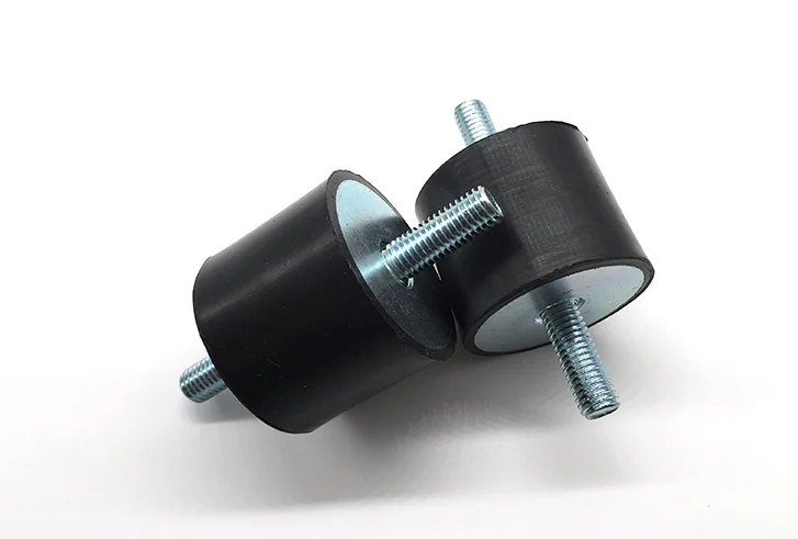 

D25*H20 M8*20 M8 thread VV anti Vibration rubber damper rubber shock absorber Two head bolt rod Motor damping shock pad screws