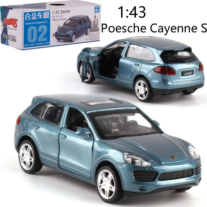 CAIPO 1:43 Cayenne S литая задняя модель автомобиля литая под давлением металлическая модель автомобиля для мальчика Коллекция игрушек друг детский подарок