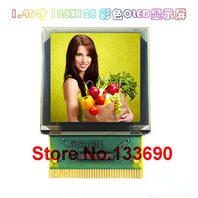 

1.46 inch P23903 FULL color OLED Display 128*128 128x128 Pixels SPI IIC I2C parallel Interface SSD1351 Controller 37PIN XJ777
