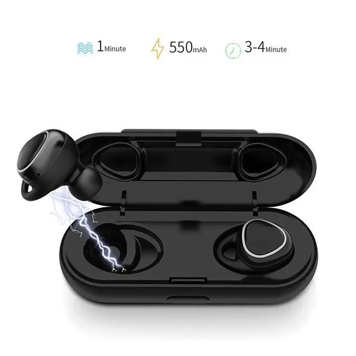 Портативный мини TWS Bluetooth беспроводные наушники водонепроницаемые стерео громкой связи беспроводные наушники для телефона с зарядным устройством