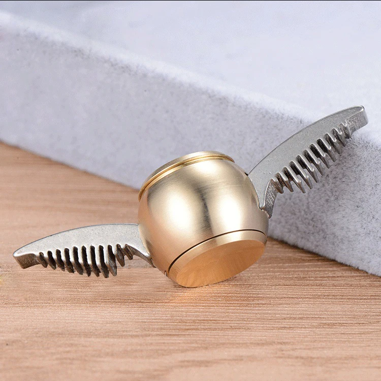 

Harry Potter Retro Gold Snitch Fidget Spinner Six-spinner EDC Hand Spinner Aluminum Alloy Fidget Toy Anxiety Stress Adults