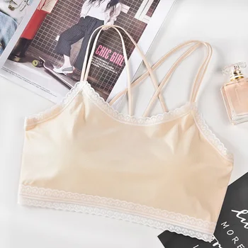 

Sexy Women Tank Top Camisole Lace Tube Top Seamless Beauty Back Wrapped Chest