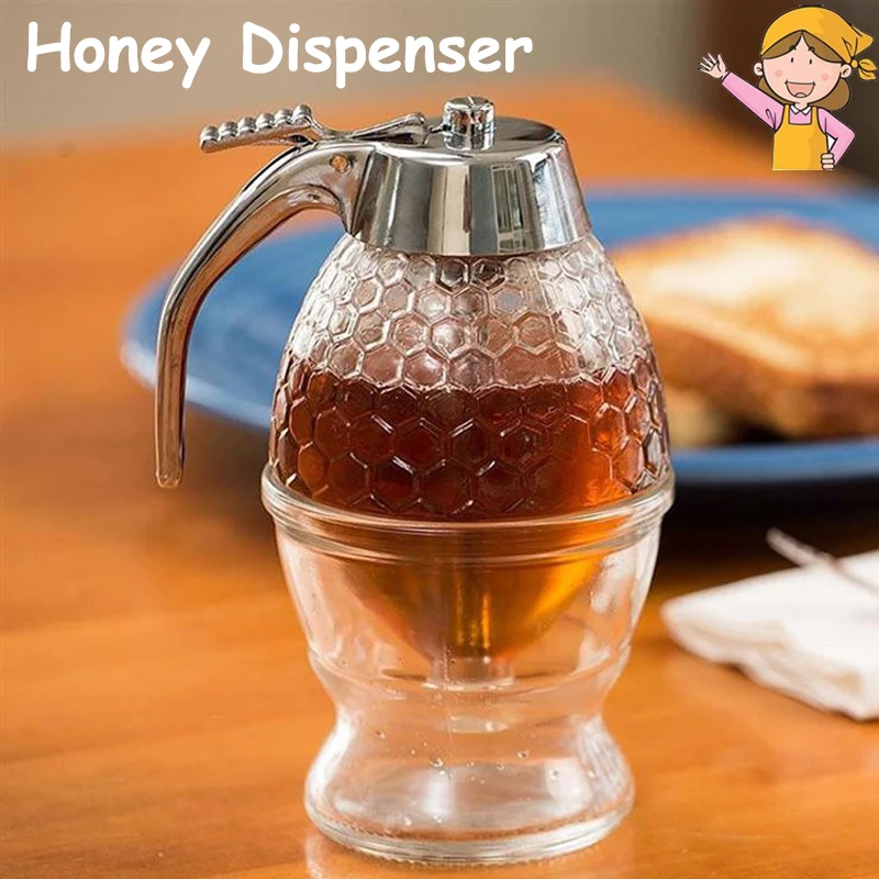 Honey Dispenser Rods Squeeze Bottle Honey Storage Tank Syrup Dispenser