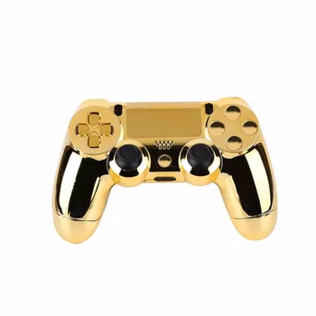 

Full Housing Shell Case Skin Cover Button Set with Full Buttons Mod Kit Replacement For Playstation 4 PS4 Controller Gold