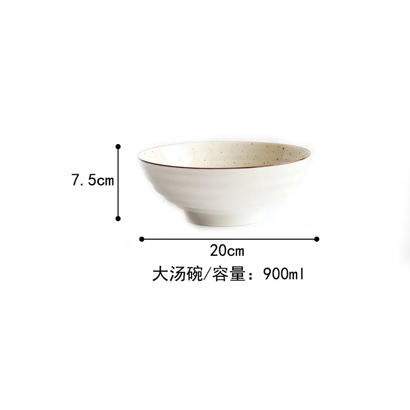 soup bowl Ручная глазурь окрашенная керамика синий посуда костюм Бытовая зарядное устройство тарелки паровые чаши для риса и супа салат лапша чаша 1 шт - Цвет: soup bowl