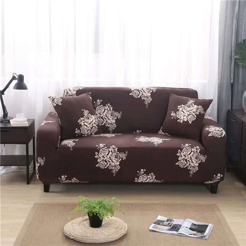 

Elastic Sofa Slipcover Stretch Four Season Sofa Covers Furniture Protector Polyester Loveseat Couch Cover Sofa Towel