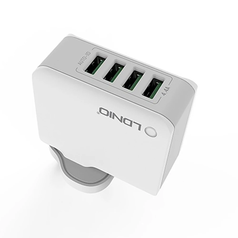 Горячая Распродажа LDNIO A4403 5V 4.4A 4-Порты и разъёмы универсальное USB Сетевое зарядное Зарядное устройство адаптер USB настенное зарядное устройство для смартфон планшеты Зарядное устройство для iPhone х huawei