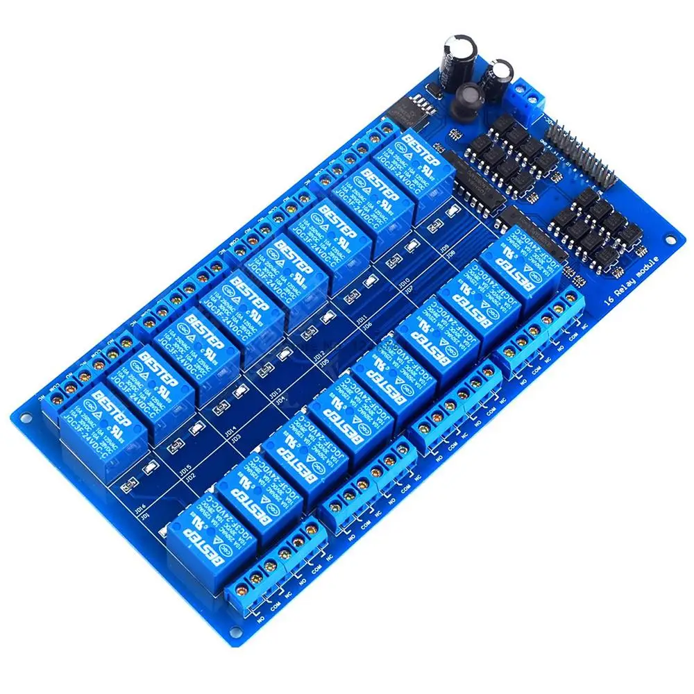 16 Channel Relay Board Schematic