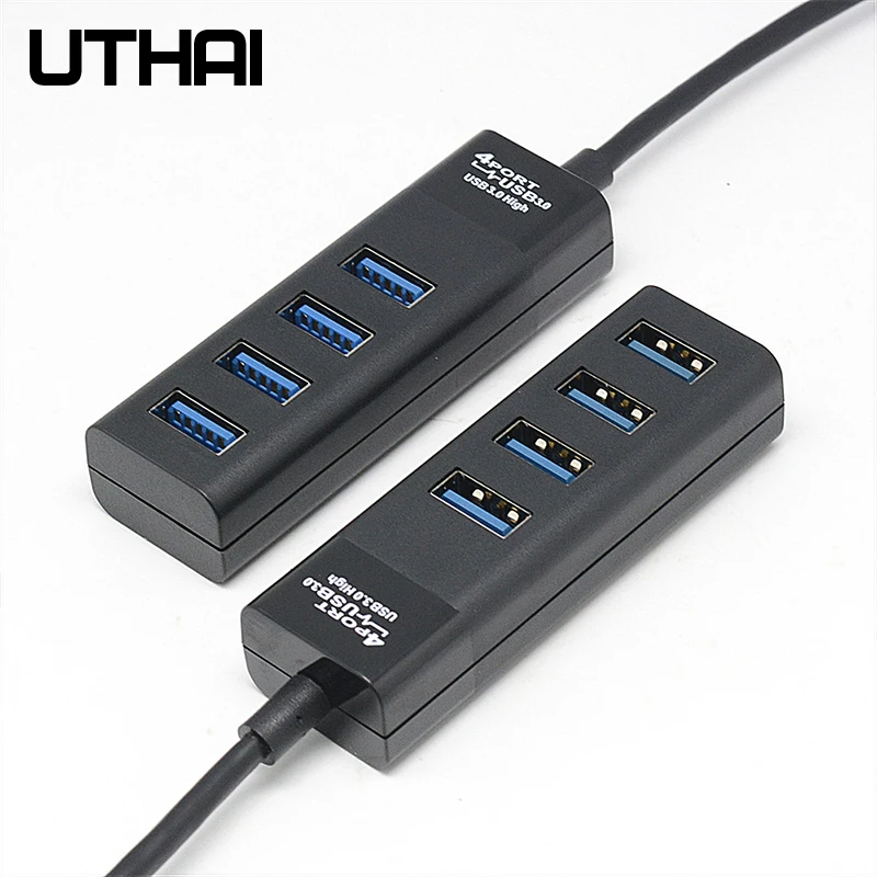 UTHAI J01 USB 3,0/type C адаптер интерфейса до 4 USB3.0 для Macbook Pro адаптер для huawei P20 аксессуары для компьютера жесткого диска