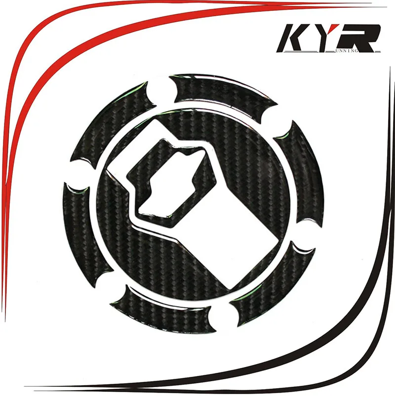 Kyrunning 3D углеродного волокна баковая газовая Кепки Pad наполнитель чехла Стикеры наклейки подходят мВ AGUSTA F3 12-14 лет