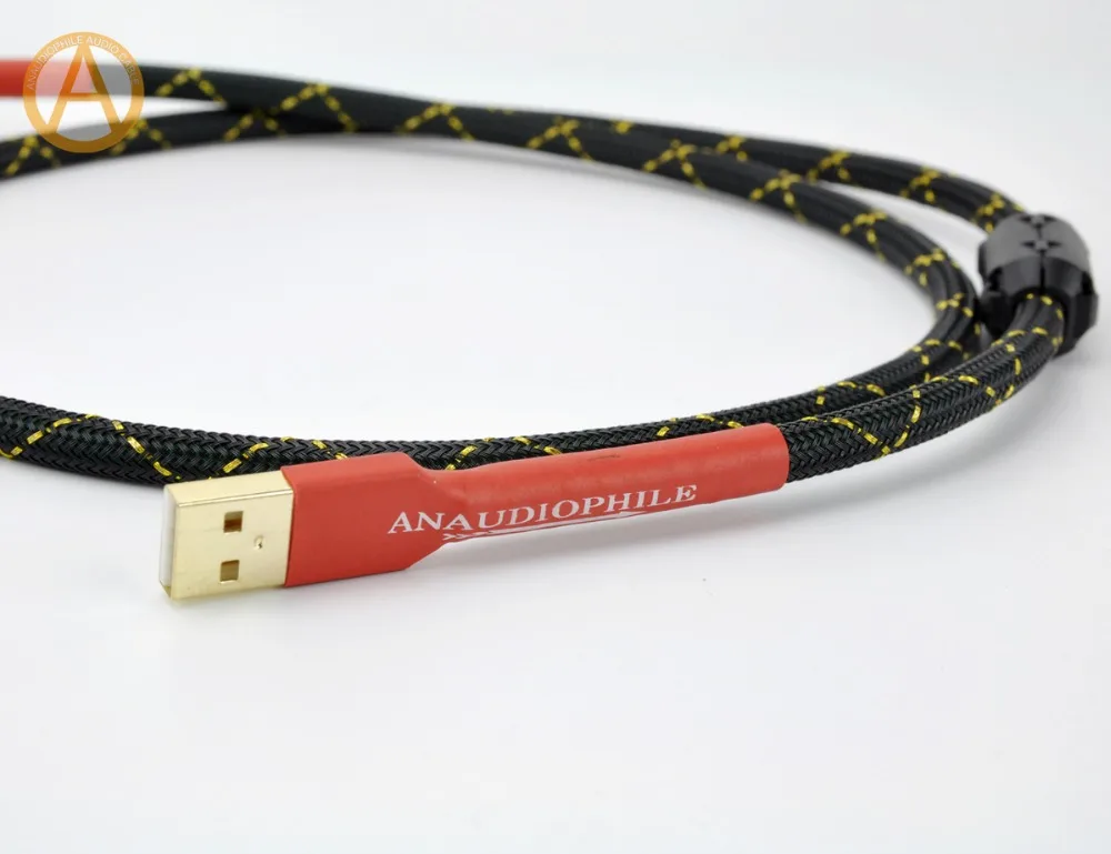ANAUDIOPHILE Hifi USB To Micro USB For Computer DAC Mobile Cell Phone Tablet USB Type A To Micro USB,High Quality Handcrafted