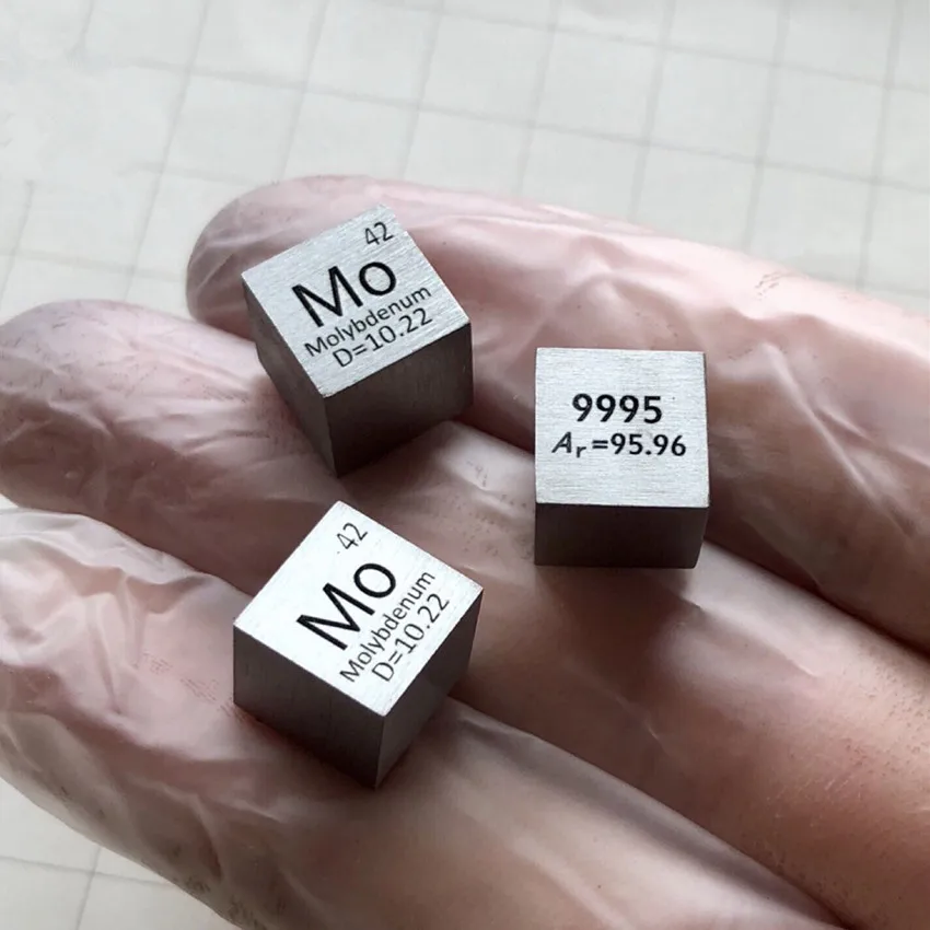 

Molybdenum Cube 10mm Metal Mo 99.95% Pure Density Mo Cube for Gifts, Hobbies ,Crafts,Collection Chemistry Science Experiments