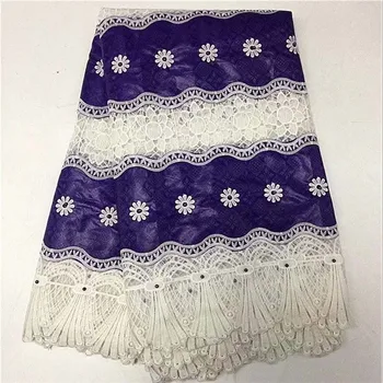 

High Quality African Tulle Lace African Net Laces Fabrics Mix Wax With Beads 2018 Newest French Lace Fabric For Party Dress
