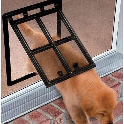 Large size pet door anti-mosquito screen window cat dog door cat crates