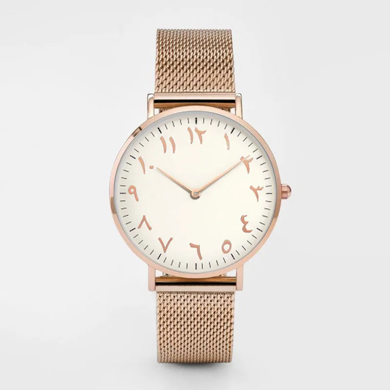 

2018 Top Brand Women Watches Fashion Ultra Thin Arabic Numerals Quartz Wrist Watches Ladies Dress Watch Montre Femme Clock Gift