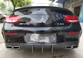 

C63 W205 AMG Rear Bumper Diffuser MOD E style Carbon Fiber Rear Lip Diffuser For Mercedes Benz C63 W205