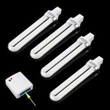 4Pcs 9W Curing UV Gel Lamp Gel Nail Art Dryer Light Bulb Tube Replacement Nail Art Equipment