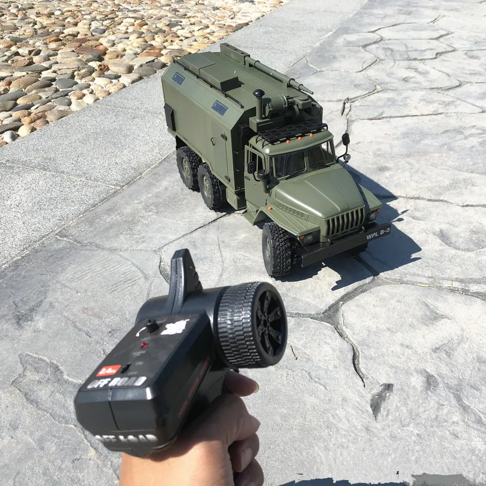 Радиоуправляемые дрифтерные машины WPL B36 Урал 1/16 RTR 2,4G 6WD RC автомобиль электрический внедорожник военный грузовик гусеничный пульт дистанционного управления игрушка новое поступление