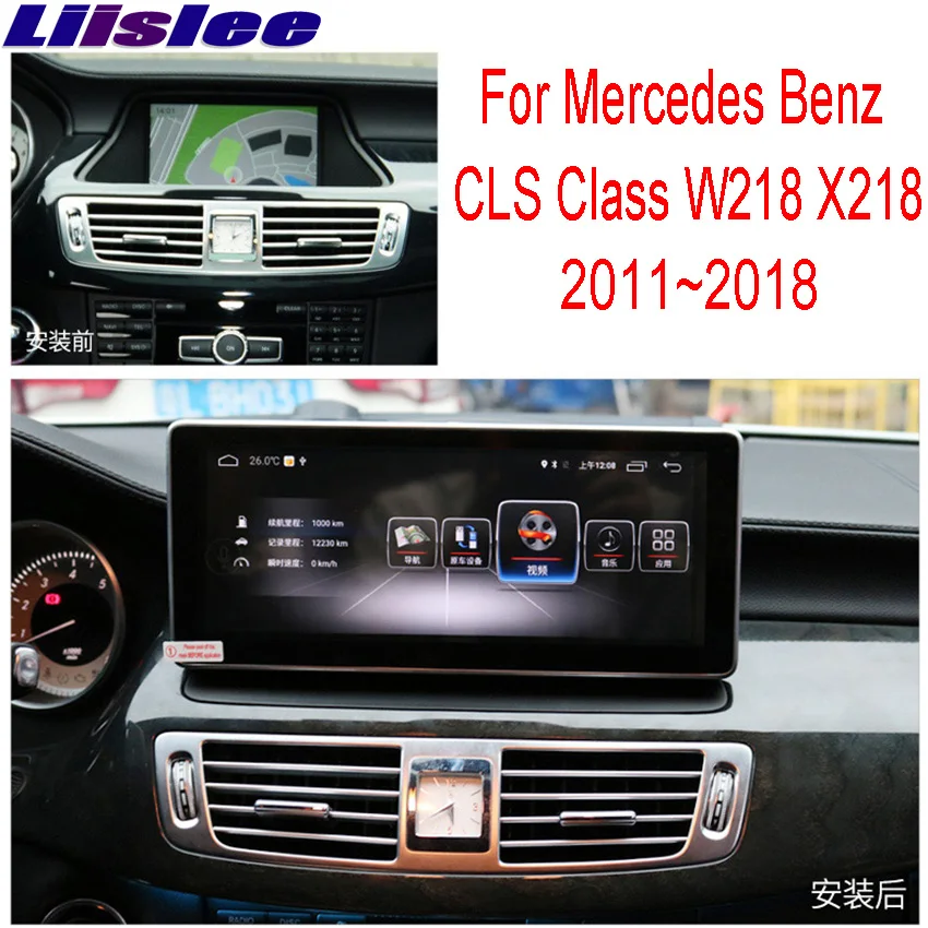 Liislee 10,2" Android для Mercedes-Benz CLS Class W218 X218 2011~ gps навигация Радио стерео тире мультимедийный плеер